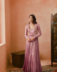 Lilac Koti Anarkali Set 1