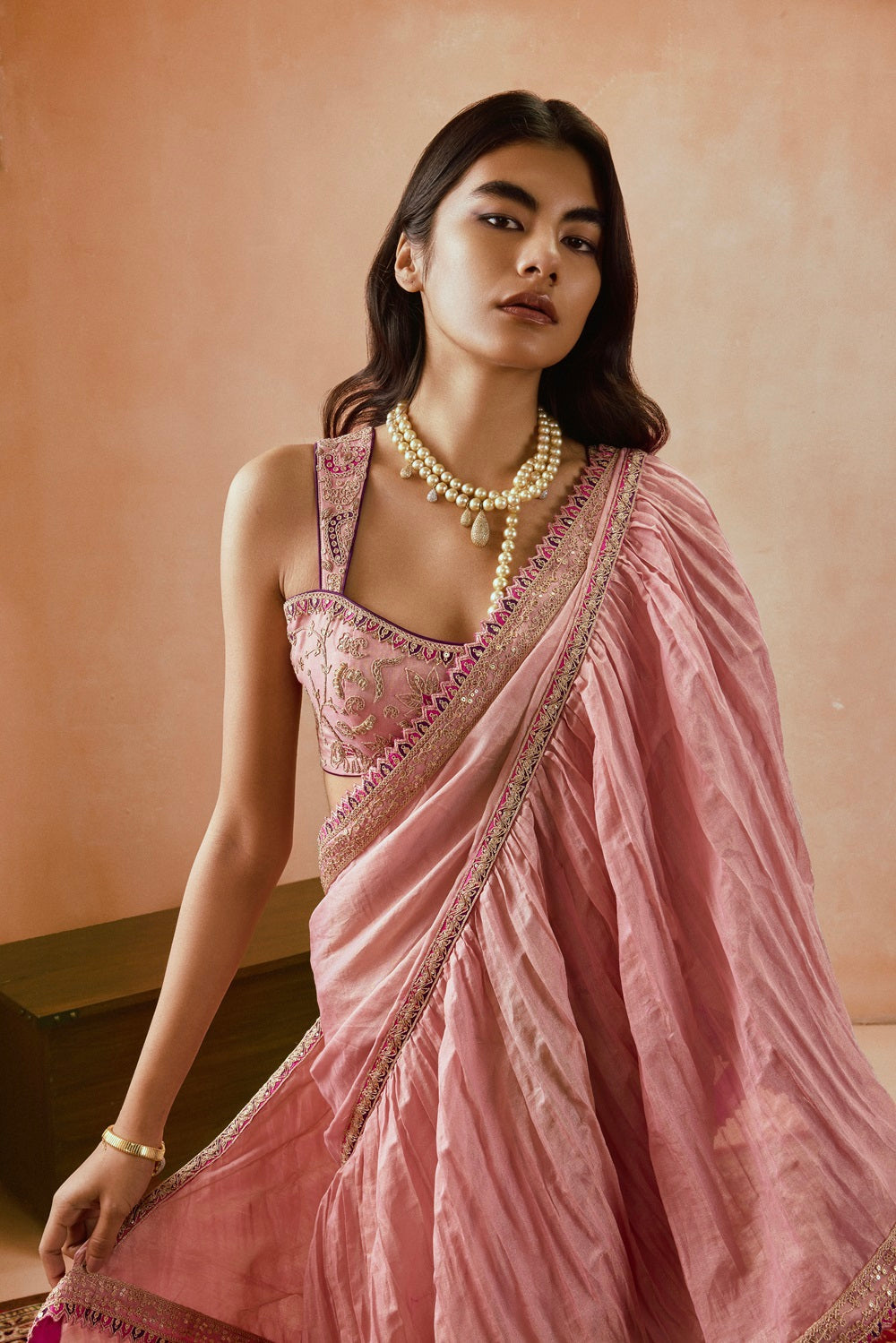 Johari Draped saree 2