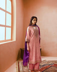 Classic Kurta Set - Pink 1