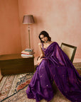 Classic Saree Set - Purple 2