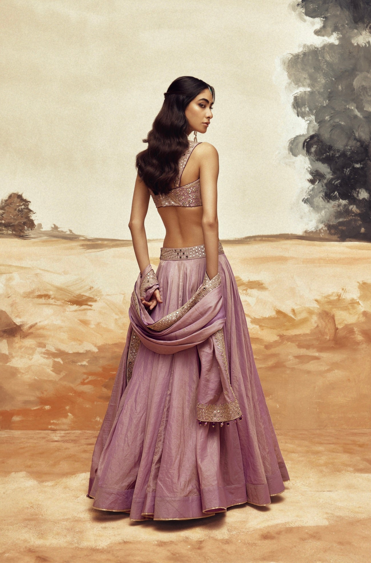 Lilac Johari Lehenga Set 4