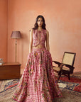 Johari Skirt Set with Koti 3
