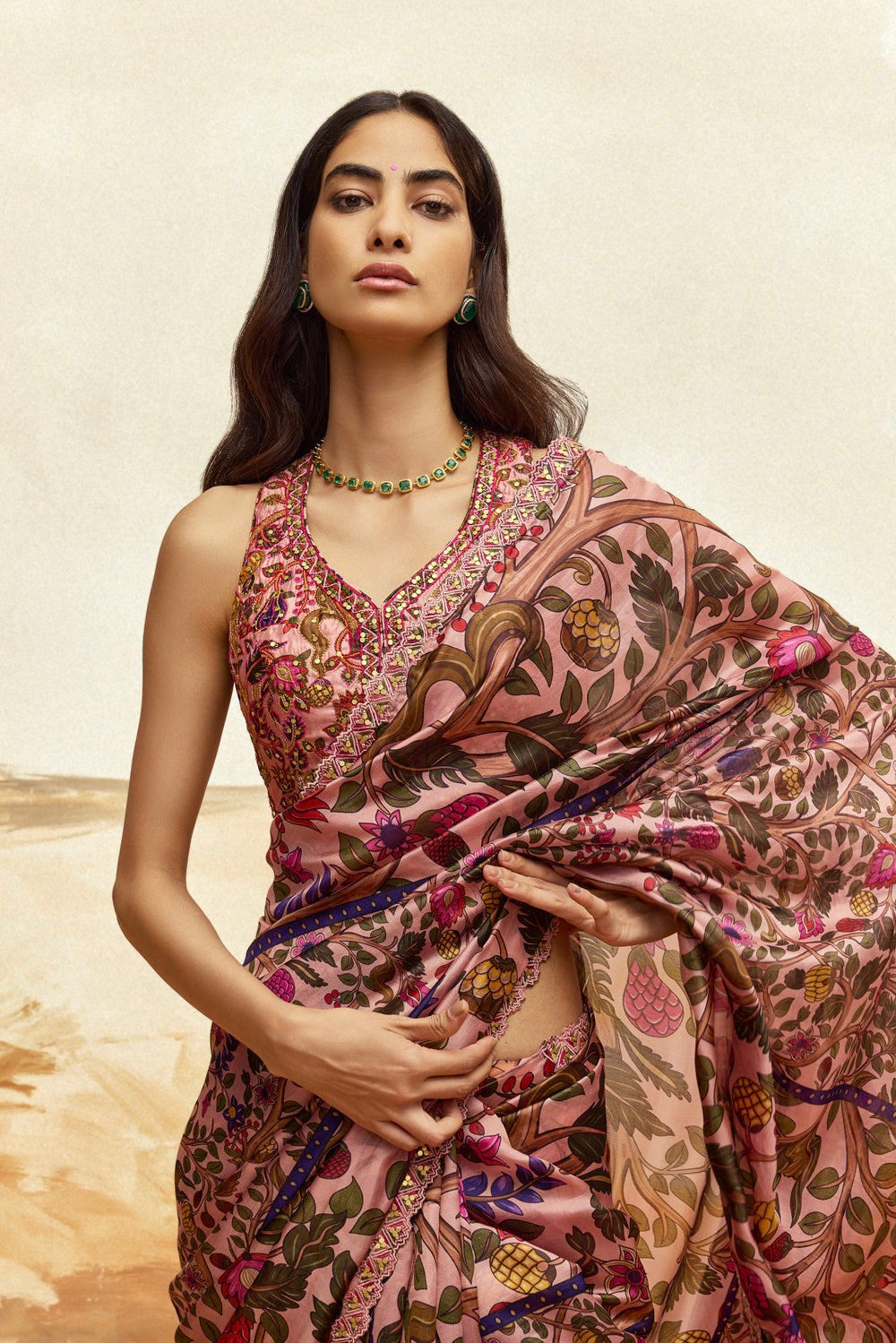 Classic Saree Set - Multicoloured 2