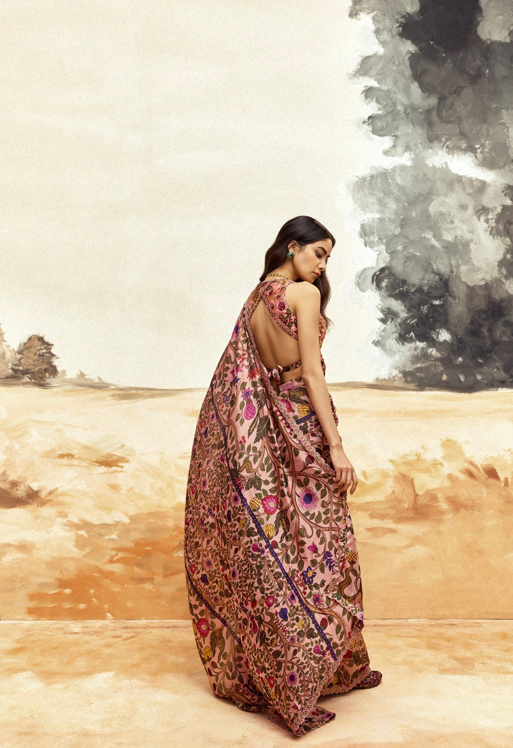 Classic Saree Set - Multicoloured 3