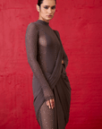 Rivet Bodysuit Saree
