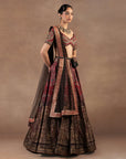 Red Burgundy Ombre Skirt Set