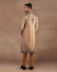Soft Amber Sherwani Set