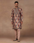 Taupe Ikat Kurta Set | East