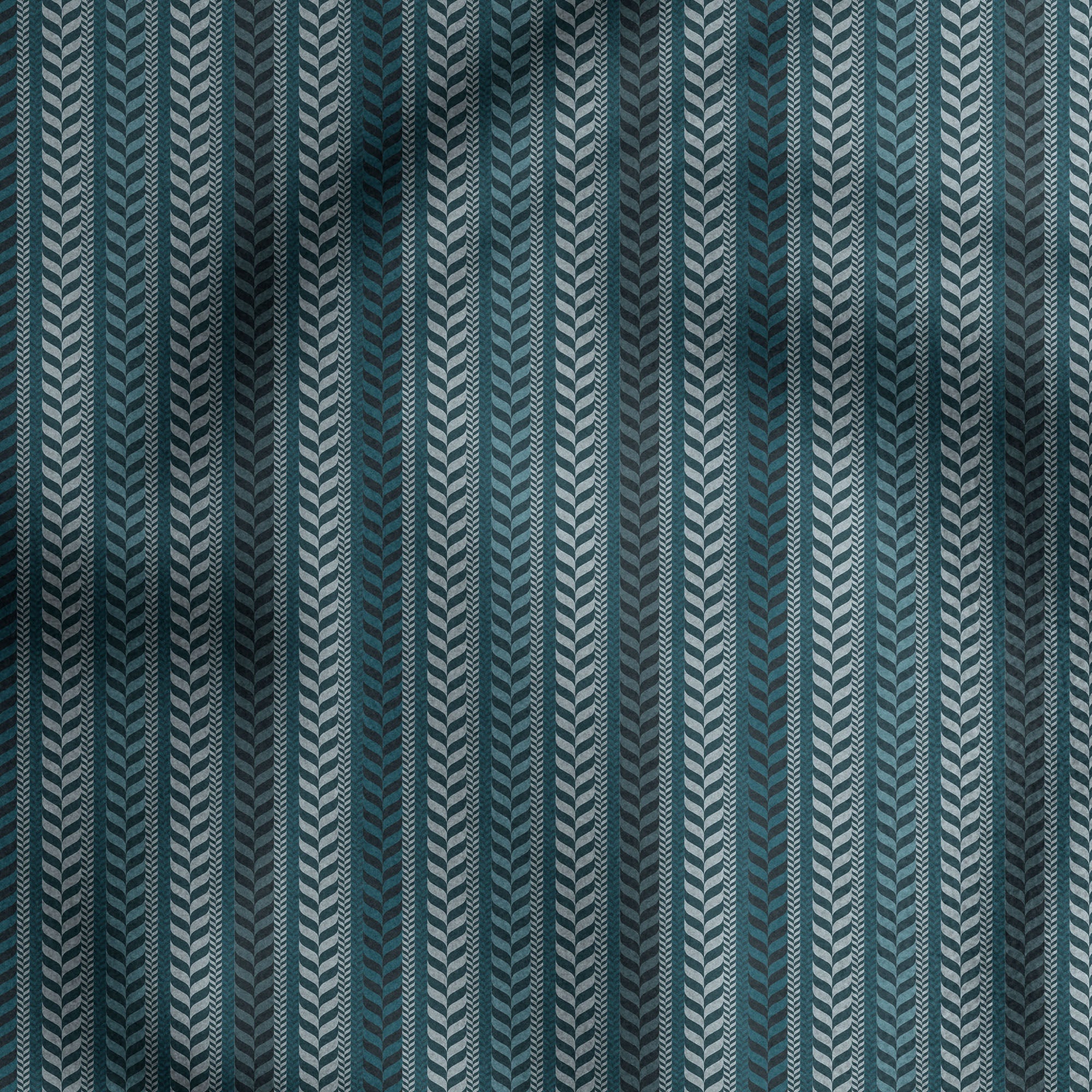 Teal Blue Chevron Safa | East