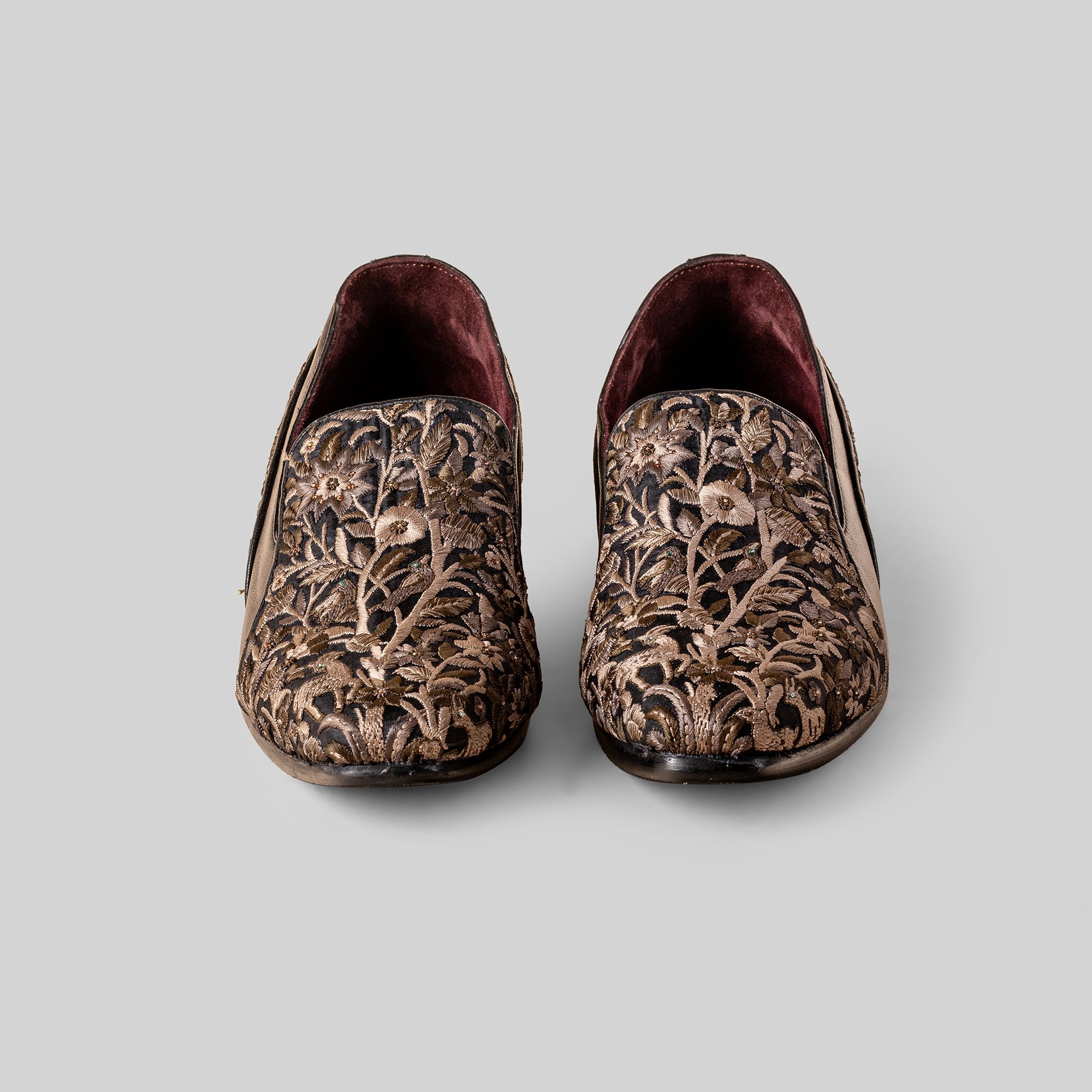 Tree Of Life Embroiderd Loafers