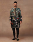 Turquoise Ombre Kurta Set | East