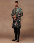Turquoise Ombre Kurta Set | East
