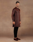 Vinatge Maroon Kurta Set