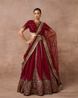 Vintage Maroon Lehenga Set