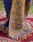 Neelpari Dabka Silk Saree Set