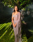 Celestial Stride Saree Set