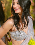 Celestial Stride Saree Set