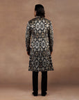 Noir Black Sherwani Set