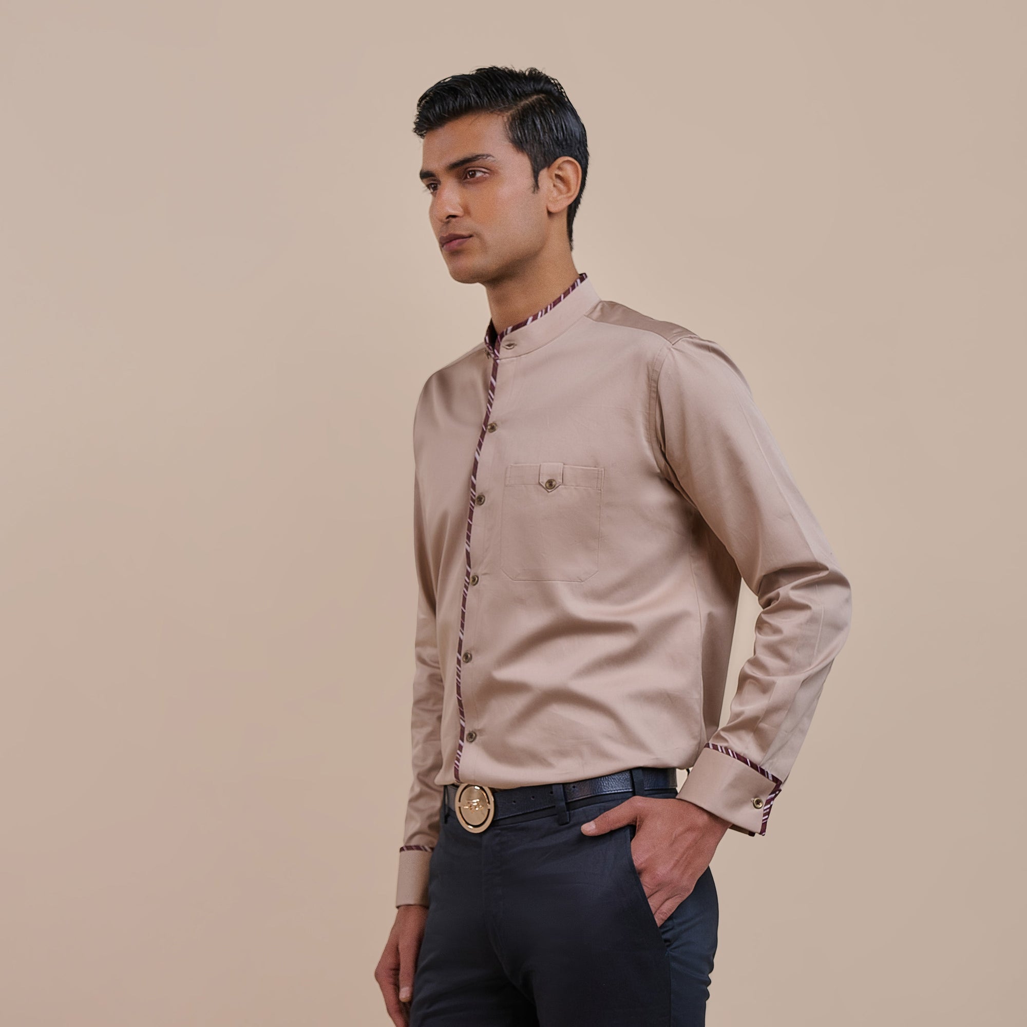 Warm Beige Shirt | Atth