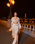 Ivory Pearl Skirt Set - Ready to Ship