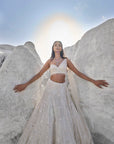 Ivory Pearl Lehenga Set