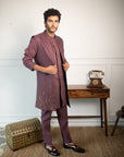 Devine Marsala Shrug Set