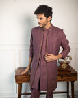 Devine Marsala Shrug Set
