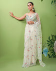 Flower Goddess saree