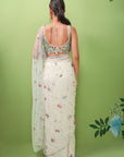 Flower Goddess saree