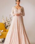 Blush Pink Gown Set