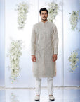 Powder Peach Sherwani Set - Ready to Ship