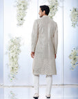 Powder Peach Sherwani Set - Ready to Ship